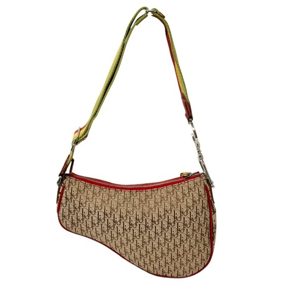 Dior Multicolor Canvas Shoulder Bag - Picture 7 of 14